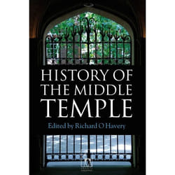 ISBN History of the Middle Temple livre Loi Anglais Couverture rigide