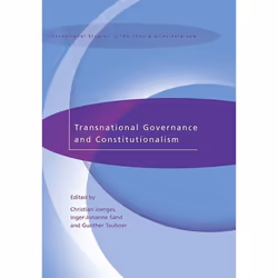 ISBN Transnational Governance and Constitutionalism, Loi, Anglais, Couverture rigide, 408 pages
