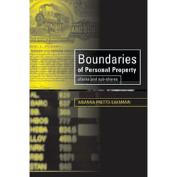 ISBN Boundaries of Personal Property (Shares and Sub-Shares) livre Loi Anglais Couverture rigide