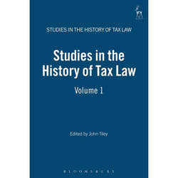 ISBN Studies in the History of Tax Law, Volume 1 livre Loi Anglais Couverture rigide 432 pages