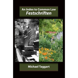 ISBN An Index to Common Law Festschriften livre Loi Anglais Couverture rigide 344 pages
