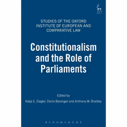 ISBN Constitutionalism and the Role of Parliaments, Loi, Anglais, Couverture rigide, 284 pages