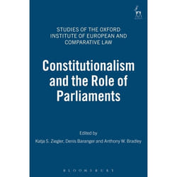 ISBN Constitutionalism and the Role of Parliaments livre Loi Anglais Couverture rigide
