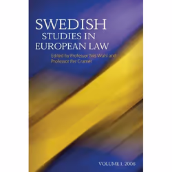 ISBN Swedish Studies in European Law - Volume 1, Loi, Anglais, Couverture rigide, 308 pages