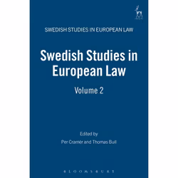 ISBN Swedish Studies in European Law - Volume 2, Loi, Anglais, Couverture rigide, 292 pages