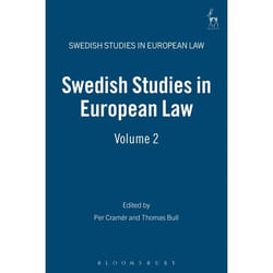 ISBN Swedish Studies in European Law - Volume 2 livre Loi Anglais Couverture rigide