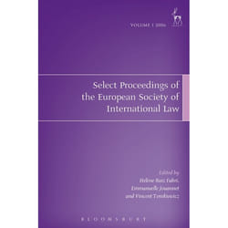 ISBN Select Proceedings of the European Society of International Law, Volume 1 2006 livre Loi Anglais