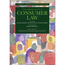 ISBN Consumer Law (Ius Commune Casebooks for a Common Law of Europe) livre Loi Anglais
