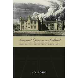 ISBN Law and Opinion in Scotland during the Seventeenth Century Couverture rigide