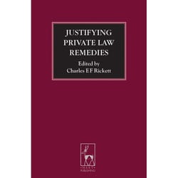 ISBN Justifying Private Law Remedies livre Loi Anglais Couverture rigide