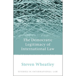 ISBN The Democratic Legitimacy of International Law livre Loi Anglais Couverture rigide 424 pages