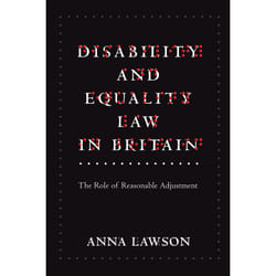 ISBN Disability and Equality Law in Britain