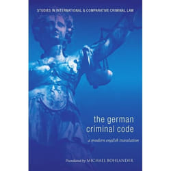 ISBN The German Criminal Code (A Modern English Translation) livre Loi Anglais