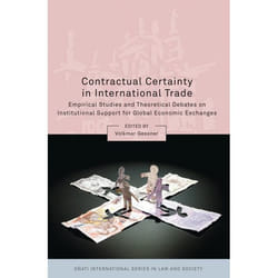 ISBN Contractual Certainty in International Trade (Empirical Studies and Theoretical Debates on Institutional Support for Global Economic Exchanges) livre Loi Anglais Couverture rigide 372 pages