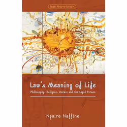 ISBN Law's Meaning of Life (Philosophy, Religion, Darwin and the Legal Person), Loi, Anglais, Livre broché, 206 pages