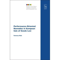 ISBN Performance-Oriented Remedies in European Sale of Goods Law livre Loi Anglais Couverture rigide 244 pages
