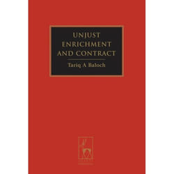 ISBN Unjust Enrichment and Contract livre Loi Anglais Couverture rigide