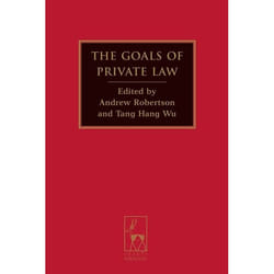 ISBN The Goals of Private Law livre Loi Anglais Couverture rigide