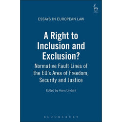 ISBN A Right to Inclusion and Exclusion? (Normative Fault Lines of the EU's Area of Freedom, Security and Justice) livre Loi Anglais Couverture rigide 298 pages