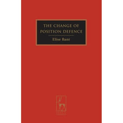 ISBN The Change of Position Defence livre Loi Anglais Couverture rigide
