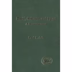 ISBN David, Solomon and Egypt (A Reassessment), Religion, Anglais, Couverture rigide, 158 pages