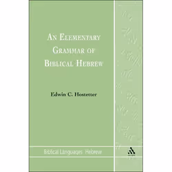 ISBN An Elementary Grammar of Biblical Hebrew, Anglais, Livre broché, 176 pages