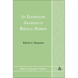 ISBN An Elementary Grammar of Biblical Hebrew
