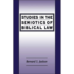 ISBN Studies in the Semiotics of Biblical Law livre Anglais Couverture rigide 338 pages