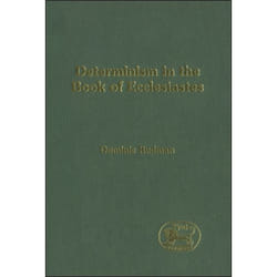 ISBN Determinism in the Book of Ecclesiastes livre Anglais Couverture rigide 234 pages