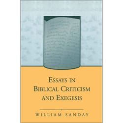 ISBN Essays in Biblical Criticism and Exegesis livre Anglais Couverture rigide 248 pages