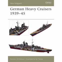 ISBN German Heavy Cruisers 1939–45, Anglais, Livre broché, 48 pages