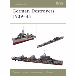 ISBN German Destroyers 1939–45, Anglais, Livre broché, 48 pages