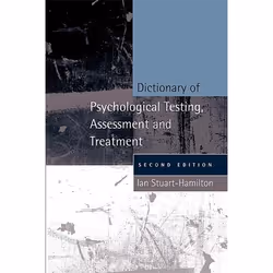 UBC Press Dictionary of Psychological Testing, Assessment and Treatment, Livre broché, 288 pages