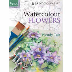 ISBN Watercolour Flowers, Livre broché, 72 pages