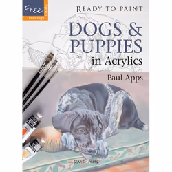 ISBN Dogs & Puppies in Acrylics, Livre broché, 72 pages