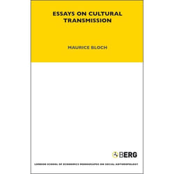ISBN Essays on Cultural Transmission livre société Anglais