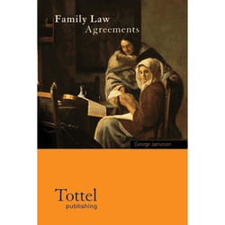 ISBN Family Law Agreements livre Loi Anglais