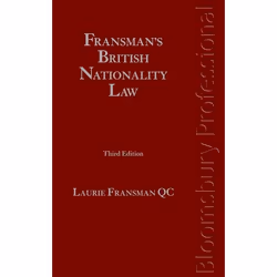 ISBN Fransman's British Nationality Law, Loi, Anglais, Couverture rigide, 1942 pages