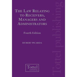 ISBN The Law Relating to Receivers, Managers and Administrators livre Loi Anglais Couverture rigide