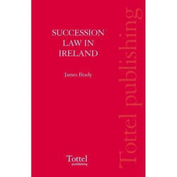 ISBN Succession Law in Ireland livre Loi Anglais Couverture rigide