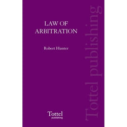 ISBN The Law of Arbitration in Scotland livre Loi Anglais