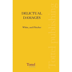 ISBN Delictual Damages livre Loi Anglais Couverture rigide