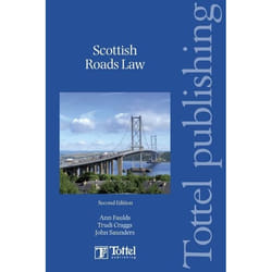 ISBN Scottish Roads Law livre Loi Anglais