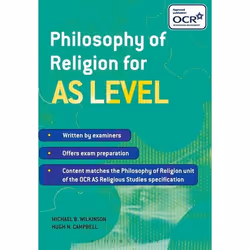 ISBN Philosophy of Religion for AS Level, Anglais, Livre broché, 160 pages