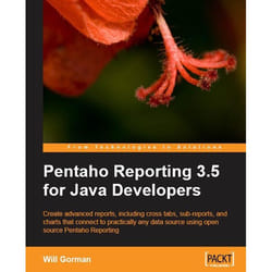 Packt Pentaho Reporting 3.5 for Java Developers livre & manuel de logiciels