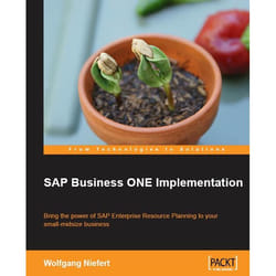 Packt SAP Business ONE Implementation livre & manuel de logiciels