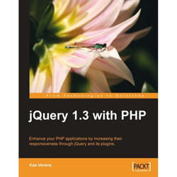 Packt jQuery 1.3 with PHP livre & manuel de logiciels
