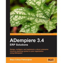Packt ADempiere 3.4 ERP Solutions livre & manuel de logiciels