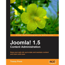 Packt Joomla! 1.5 Content Administration livre & manuel de logiciels
