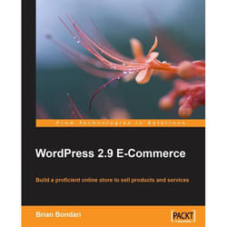 Packt WordPress 2.9 E-Commerce livre & manuel de logiciels
